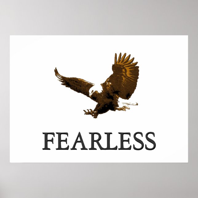 Motiverad, skoningslös Poster av sjölös landning (Framsidan)