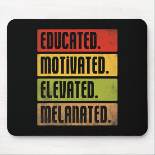 Motiverad, upplevd Melanated Bhm Afro Bla Musmatta