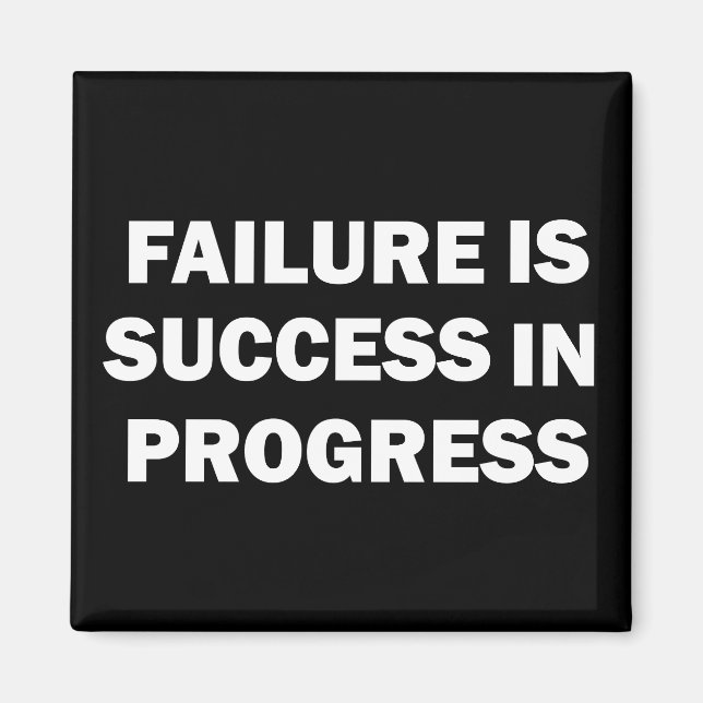 Motiverade gym-citat för framgång magnet (Framsidan)