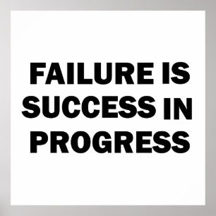 Motiverade gym-citat för framgång poster