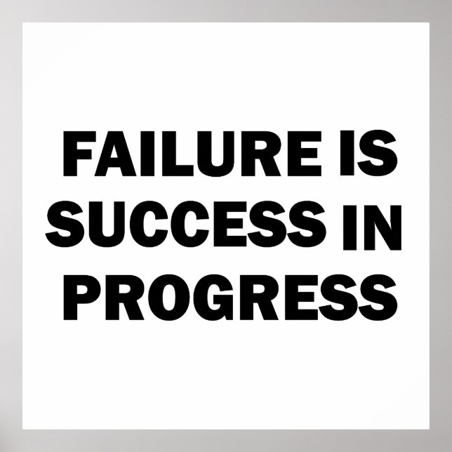 Motiverade gym-citat för framgång poster (Framsidan)