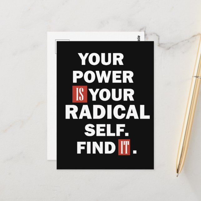 Motiverade livets framgångsofferter vykort (Fram/Back In Situ)