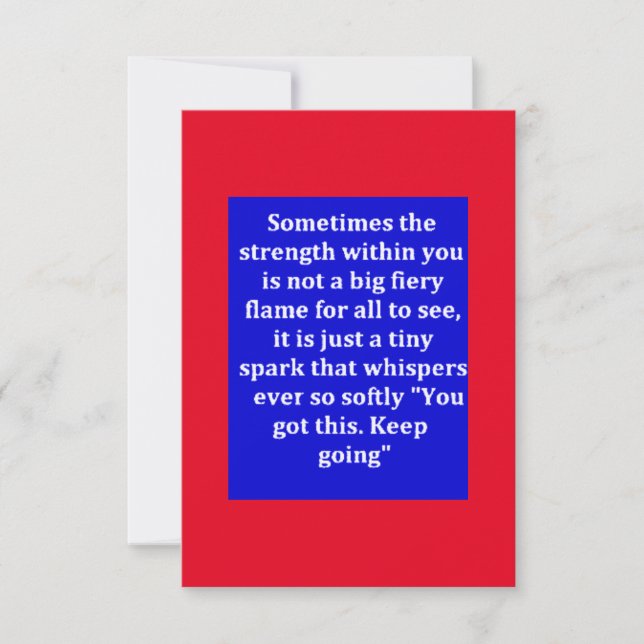 MOTIVERADE STYRKVOTER ALDRIG GE UPP (Framsida)