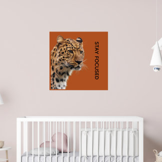 Motiverande Affisch för Fokus - Tiger