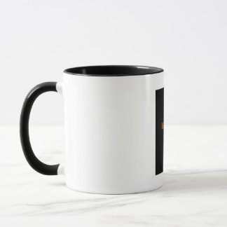 Motiverande Allting Är Upp Typografi Kaffemug Mugg