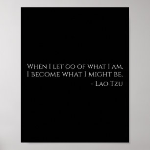 Motiverande antika kinesiska filosofiska taoism La Poster