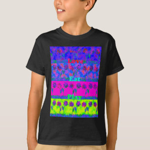 Motiverande, brant "Eat Kärlek & Play"-utskrift T Shirt