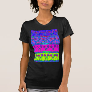 Motiverande, brant "Eat Kärlek & Play"-utskrift Tee