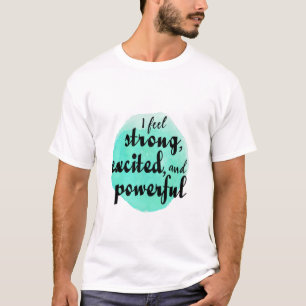 Motiverande citat för arbete och framgång t shirt