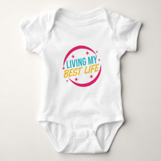 Motiverande citat för att leva mitt bästa liv t shirt