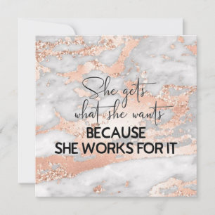 Motiverande citat för Girl Bosses Female