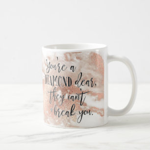 Motiverande citat för Girl Bosses Kvinnor Kaffemugg
