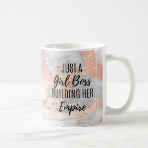 Motiverande citat för Girl Bosses Kvinnor Kaffemugg