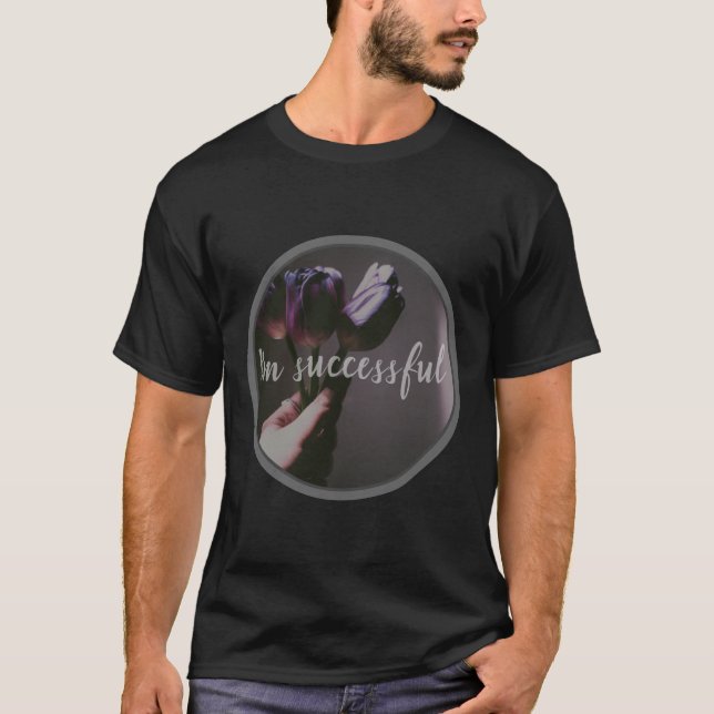 Motiverande citat för självförbättring t shirt (Framsida)