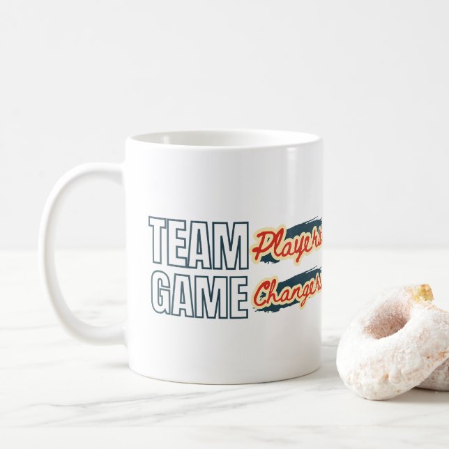 Motiverande Citat för Teammedlemmar Kontorspresent Kaffemugg (Med munk)