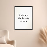 Motiverande citat hädanefter ger dagens skönhet poster<br><div class="desc">**Vi introducerar vår "Embrace the Beauty of Now" Motivational Poster: Inspire the Present Moment** Öka ditt utrymme med vår fängslande "Embrace the Beauty of Now" Motivering Poster. Denna fantastiska teckning är inte bara en dekoration av omgivningen utan fungerar också som en vardaglig påminnelse om att njuta av nutidens skönhet och...</div>