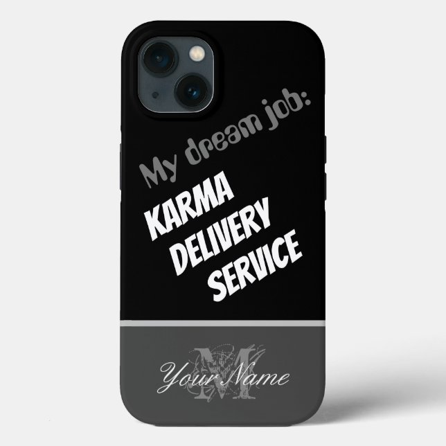 Motiverande citat: Karma Delivery Service! (Baksida)