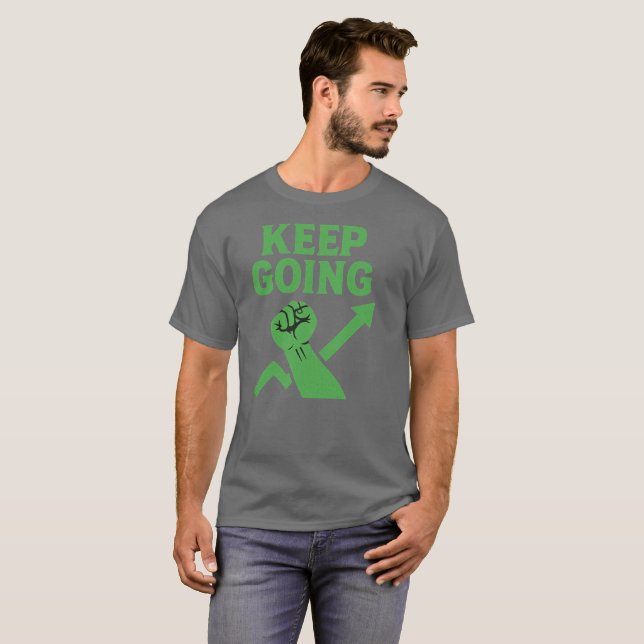 Motiverande Citat Män T Shirt (Hel framsida)