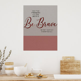 Motiverande Citat – Minimalistisk Väggutskrift Poster