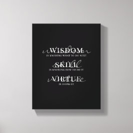 Motiverande Citat Modern Typsnittsdesign Canvastryck