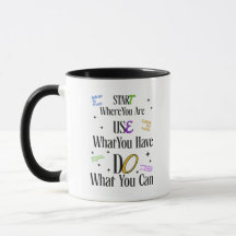Motiverande Citat Mugg – Inspirerande Kaffe Kopp