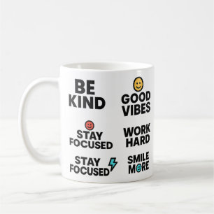 Motiverande citat Mugg - Var god, bra, bra arbete