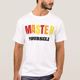 Motiverande Citat om Disciplin & Självkontroll T Shirt