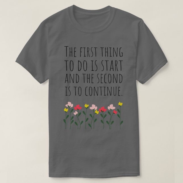 Motiverande citat om Life 10 T Shirt (Design framsida)