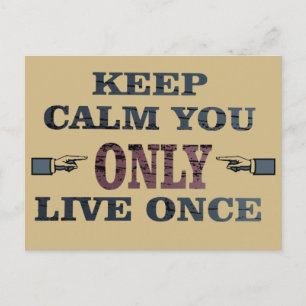 Motiverande citat om livet ord vykort