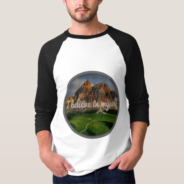 Motiverande citat om positivitet t shirt (Framsida)