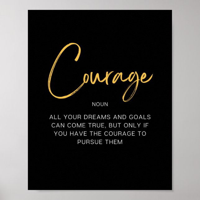 Motiverande citat poster (Framsidan)