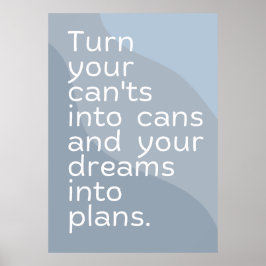 Motiverande Citat Poster