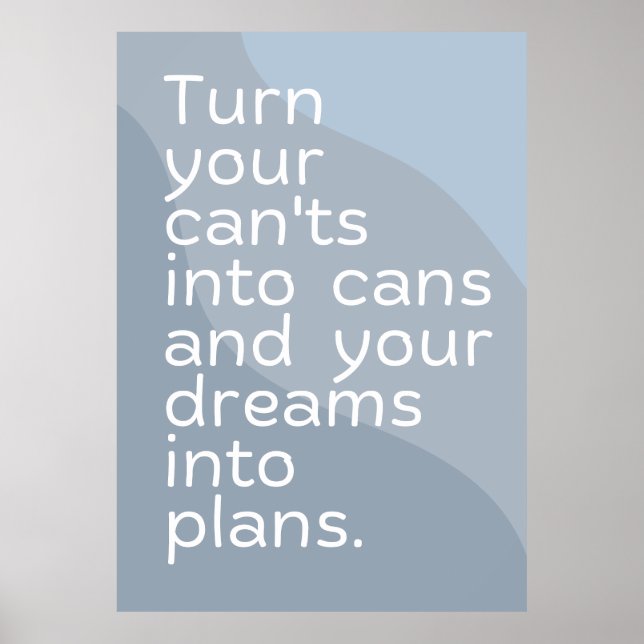 Motiverande Citat Poster (Framsidan)