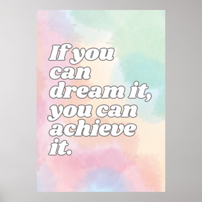 Motiverande Citat Poster (Framsidan)