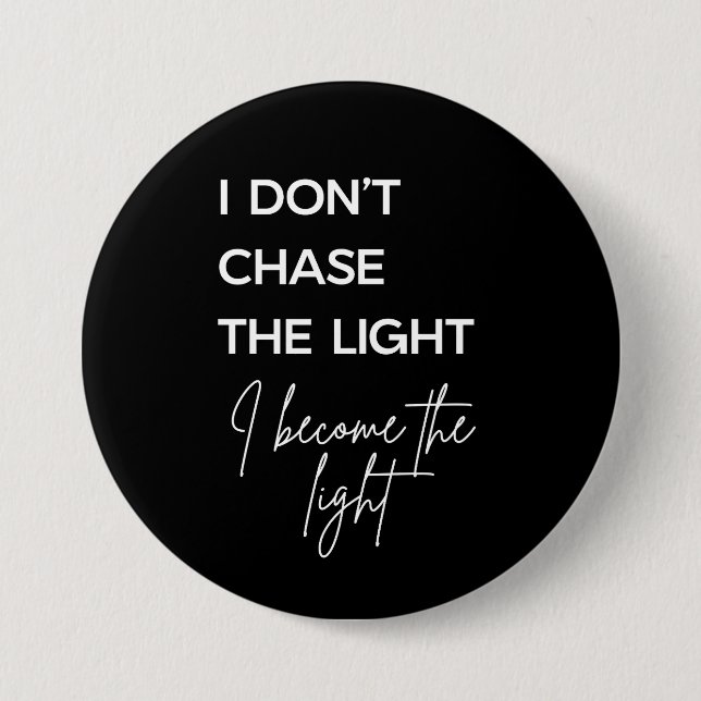Motiverande Citat Svart Bakgrund Knapp (Framsida)
