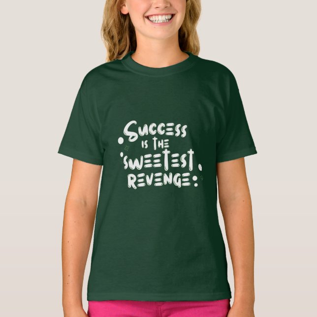 Motiverande Citat till Framgång T Shirt (Framsida)
