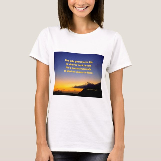 Motiverande citat tröja (Framsida)