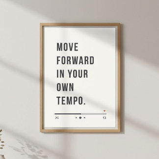 Motiverande citat väggkonst, tillväxttänkande  poster