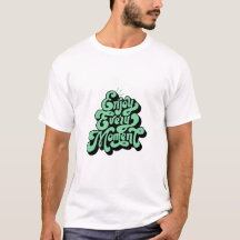 Motiverande citattecken design t-shirt
