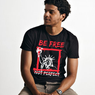 Motiverande citattecken får inte vara perfekt graf t shirt