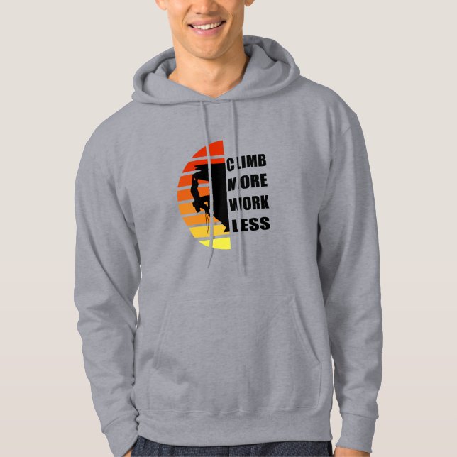 Motiverande citattecken från sten hoodie (Framsida)