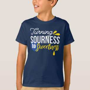 Motiverande citattecken från surt till sötat t shirt