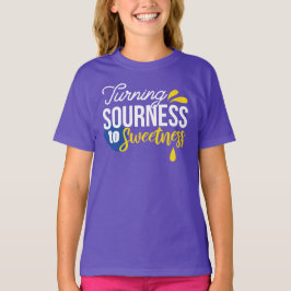 Motiverande citattecken från surt till sötat t shirt