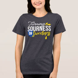 Motiverande citattecken från surt till sötat t shirt