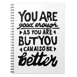 Motiverande citattecken Lino Skriv ut en bärbar Sp Anteckningsbok