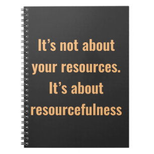 Motiverande citattecken på Spiral-foto-anteckning Anteckningsbok