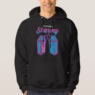 Motiverande citattecken - positiv talande Lif Hoodie