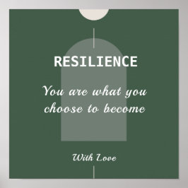 Motiverande citattecken poster