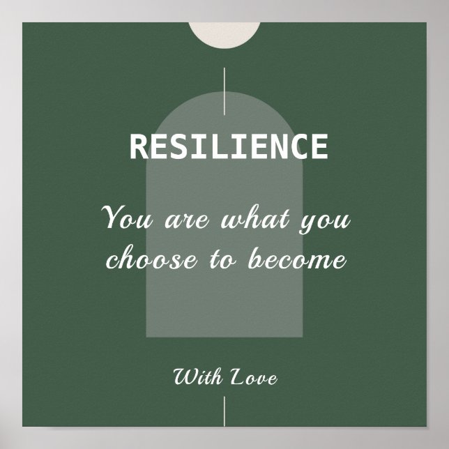 Motiverande citattecken poster (Framsidan)