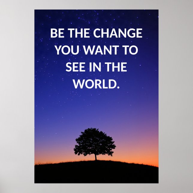 Motiverande citattecken poster (Framsidan)